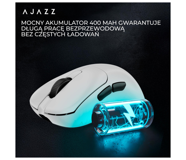 Ajazz AJ179PRO 3395-8K ze stacją dokującą biała - 1536387 - zdjęcie 12